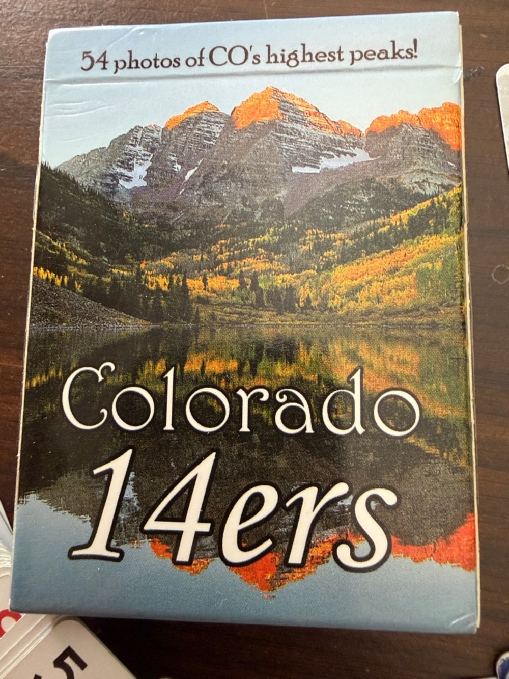 Colorado 14ers Playing Cards Full Deck 54 High Peaks Photography Rocky Mountain
